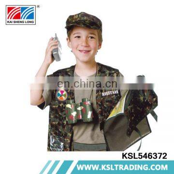 Nice design chenghai children military hot sale funny costume