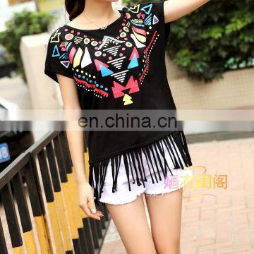 Ethnic wind apparel for women with tassels