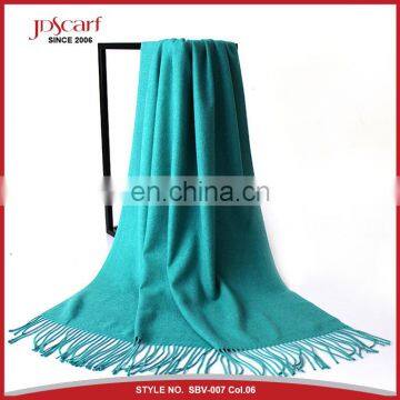 Manufacture hot selling brush solid color cashmere scarf pashmina