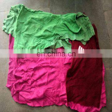 white cotton wiping rags
