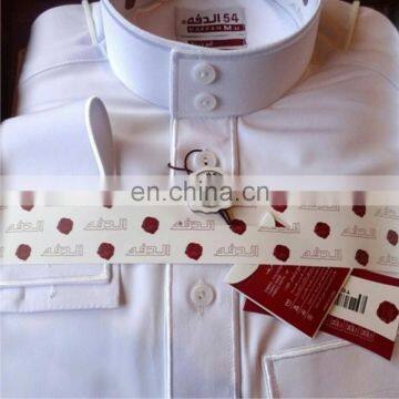100% Authentic Elegant White Daffah Saudi Style Embroidered Long Sleeve Arabic Thoub Thobe photo-3