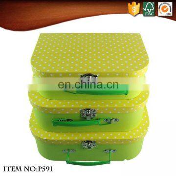 Hot Sell E-Co Friendly Small Cardboard Suitcase With Handle photo-3