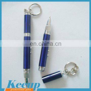 Mini Laser Pointer With Keychain Flashlight for promotional