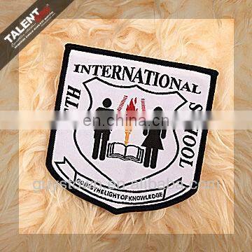Custom Uniform Logo Woven Badge for School photo-3
