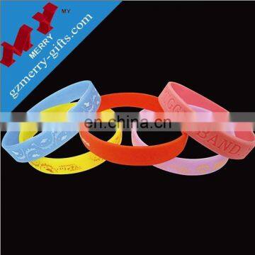 Bulk production sport energy silicon wristband custom silicon wrist band