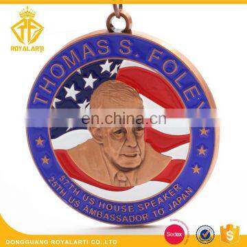 Customized US House Speaker Medal with 3D Embossed Logo