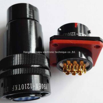 Bayonet coupling circular 10 pins connectors