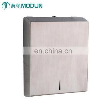 best selling 201 304 stainless steel wall mount z fold paper towel dispenser