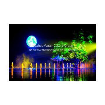 Bright Water Show, Laser Show, Fog effects, Light show The biggest performance show in the world Music water show