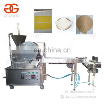 High Export High Capacity Frozen Vegetable Spring Roll Skin Maker Machine Rice Paper Spring Roll Making Machine