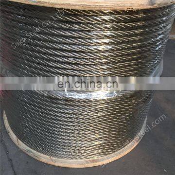 22mm Stainless Steel Wire Rope 7x19