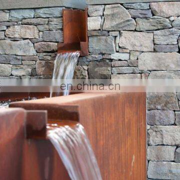 2018 new design antique landscape metal waterfall outdoor