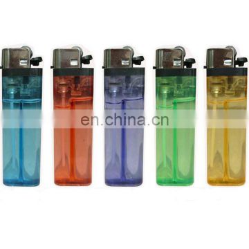 Cheap Transparent disposable FLINT LIGHTER -7.7 cm LIGHTER