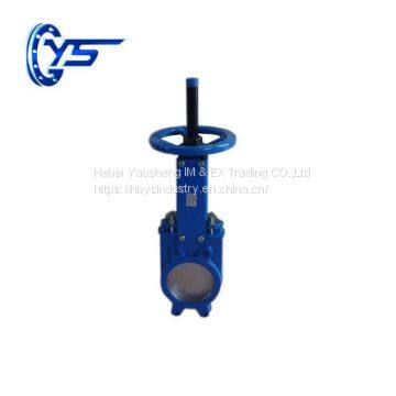 Z73 / 43X-10 / 16Q slurry gate knife gate valve   gate valve manufacturer