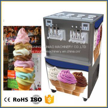 For Sale In Uae 6 Flavor Big Capacity Softy Cone Ice Cream Machine Ice Cream Maker Making Machine WT/8613824555378