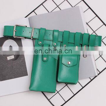 TWOTWINSTYLE Vintage Dresses Accessories Fashion New 2020 Summer High Waist Bag PU Leather Belts photo-5