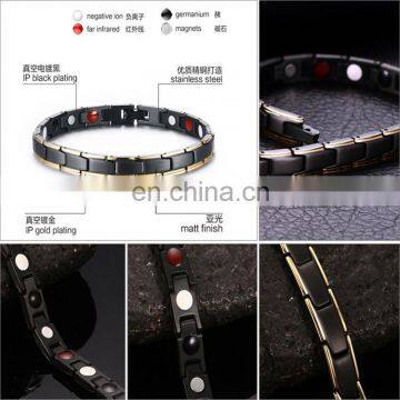 Guangzhou Factory Steel Jewelry Ion Bracelet Energy Balance Health Energy Bracelet photo-6