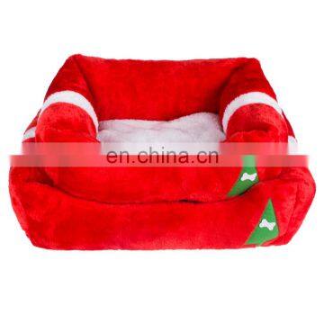 Cozy cute foldable Christmas comfortable dog sofa bed