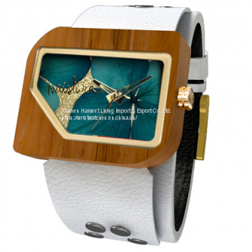 Wholesale Men's Wooden Watch Quartz Wood Analog Date Natural Wood Watches