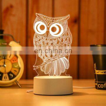 3D Creatives Acrylic Board Night Light for Gifts Oem Artwork is Welcomed photo-5