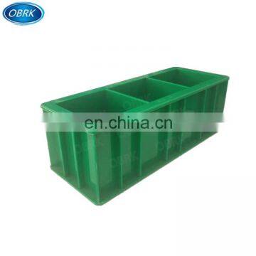 100mmCube Green Plastic Mold Concrete Test Mould