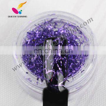 Queen Shining New Foil Wire Colorful Silk Ornament for Beauty Nail Art photo-2