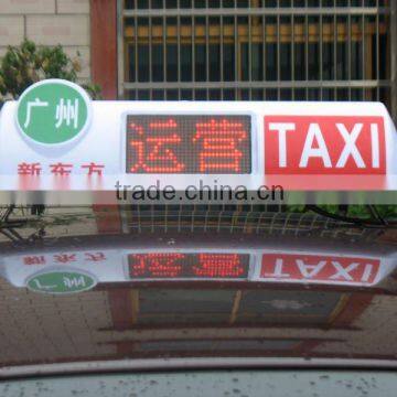 HF101 taxi sign with LED screen