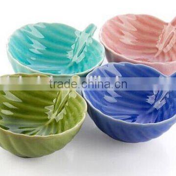 NEW ARRIVAL!!!Ceramic Fruit Bowl White Ceramic Heart Shaped Bowl Ceramic Soup Bowl With Handle photo-4