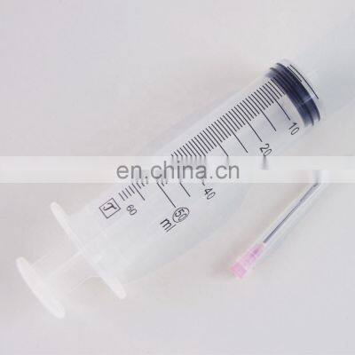 Syringes suppliers Disposable syringe with  disposable needle  50ml luer slip