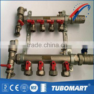 Factory supply new design water gas distribution pex pipe manifold with manual control valve