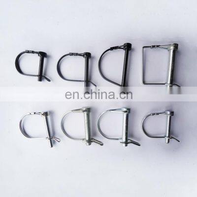 types locking pins of Round wire tab lock pin spring lock pin