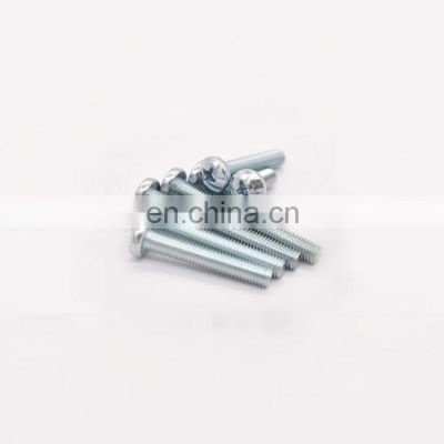 Factory stock carbon steel cross recessed pan head screw