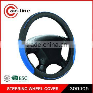 2016 NEW ARRIVAL POPULAR DESIGN CUSTOMIZED PVC PU CAR STEERING WHEEL COVER
