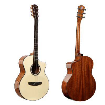 Deviser LK-13 high-glossy guitar OEM acoustic guitar 40 inch guitar wholesale price made in China for sale