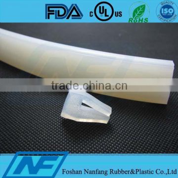 non-toxic translucent solid rubber seal strip