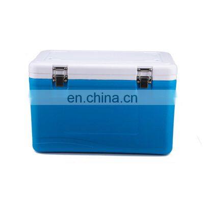 55L Plastic Cooler Box Keep Cold Outdoor Ice Box Beer Wine Vegetable Fish carrier Ice Cooler