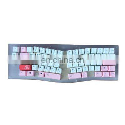 Gaojie High End CNC Mechanical Keyboard Frosted pc Top Plate Bottom Prototype Keyboard Case photo-2