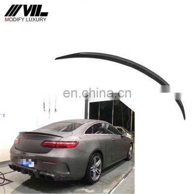 W238 E Class Carbon Fiber Auto Spoiler Wing for Mercedes Benz E250 E300 E400 E450 E53 AMG Coupe 2017-2019