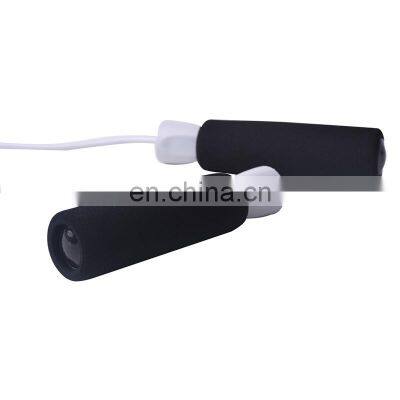 Adjustable Portable Pvc Foam Handle Jump Rope Lightweight Plastic Jumping Rope For Custom Logo photo-3