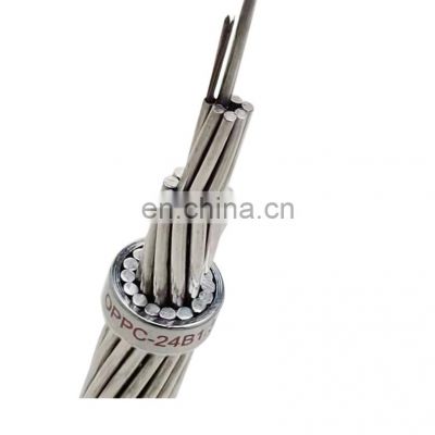 Uni-tube Opgw Single Mode Overhead Ground Wire Fiber Optic Cable G652d Communication 24 Core Opgw