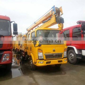 Howo 14m Aerial Manlift Platform Truck photo-4
