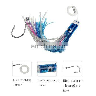30cm 167g Crystal Soft New Zealand Paua Shell Clear Resin Head Pelagic Tuna Fishing Trolling Lure photo-5