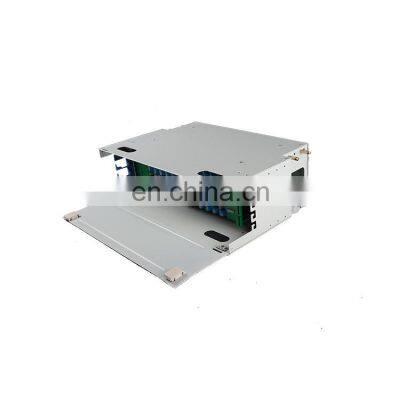 GL 12/24/48/72/96/144 Cores Fiber Optic Patch Panel/SC/FC/ST/LC/19'' Rack Mount/ODF photo-2