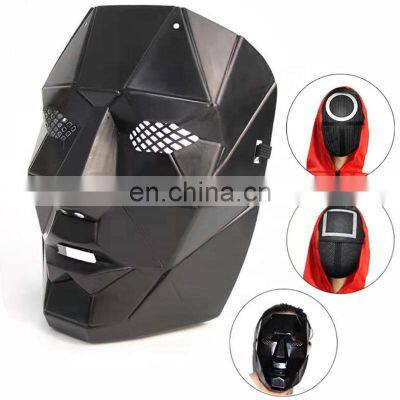 Wholesale Hot Selling Squid Game Party Masks Halloween Adult Game Halloween Costume Hood Masks photo-3