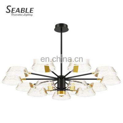 Factory Direct Indoor Fashion Decoration Living Room Bedroom LED Modern Chandelier Lamp