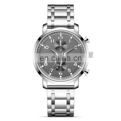 MEGIR 2160G Men Quartz Wristwatch Waterproof Business Multifunctional Stainless Steel Mans Watches photo-4