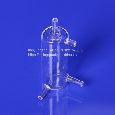 Customized Quartz Glass Overflow Tube Quartz Parts for High-precious Instruments photo-4