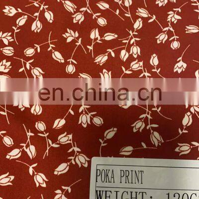 100% Polyester Crepe Chiffon Floral Design Printed Chiffon Fabric For Dress Tecidos de Chiffon Hijab