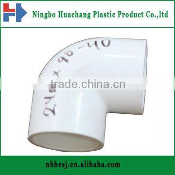 PVC tube elbow/plastic injection parts/customized plastic injection