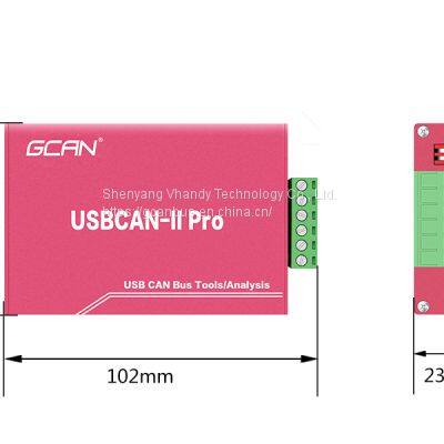 GCAN 2 Channel USB-CAN Adapter/BMS Analyzer, Can Bus Data Reader Module Supports J1939 Protocol photo-5